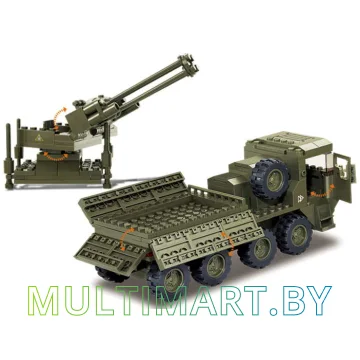 Конструктор Sluban M38-B0302 Тяжелый транспортер (306 деталей) картинка 3